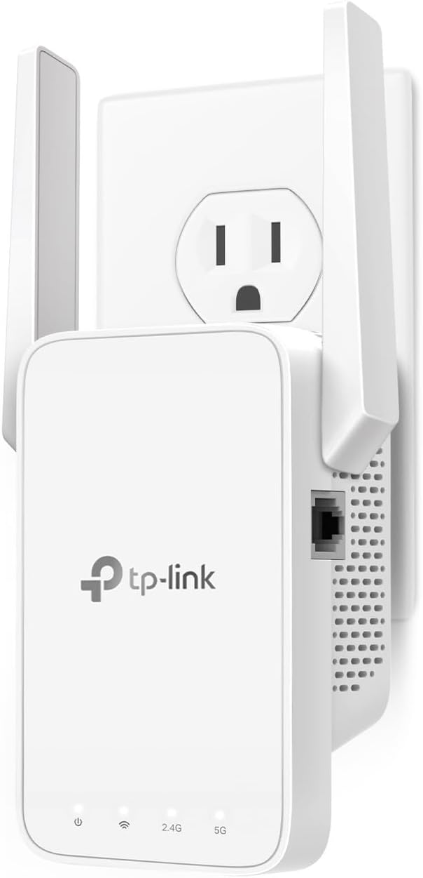 TP-Link AC1200 WiFi Extender, 2023 Engadget Best Budget Pick, 1.2Gbps Signal Booster for Home, Dual Band 5GHz/2.4GHz, Covers Up to 1500 Sq.ft and 30 Devices,Support Onemesh, One Ethernet Port (RE315)
