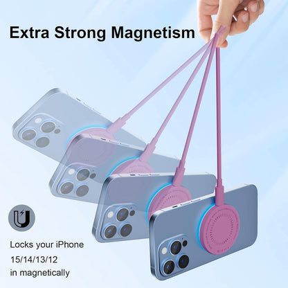 MagSafe Charger 2 Pack 15W Magnetic Wireless Charger Fast Charging Pad Compatible with iPhone 17/16/15/14/13/12 Series & AirPods 4/3/2/Pro Magnetic MagSafe Charging Pad with Dual Ports