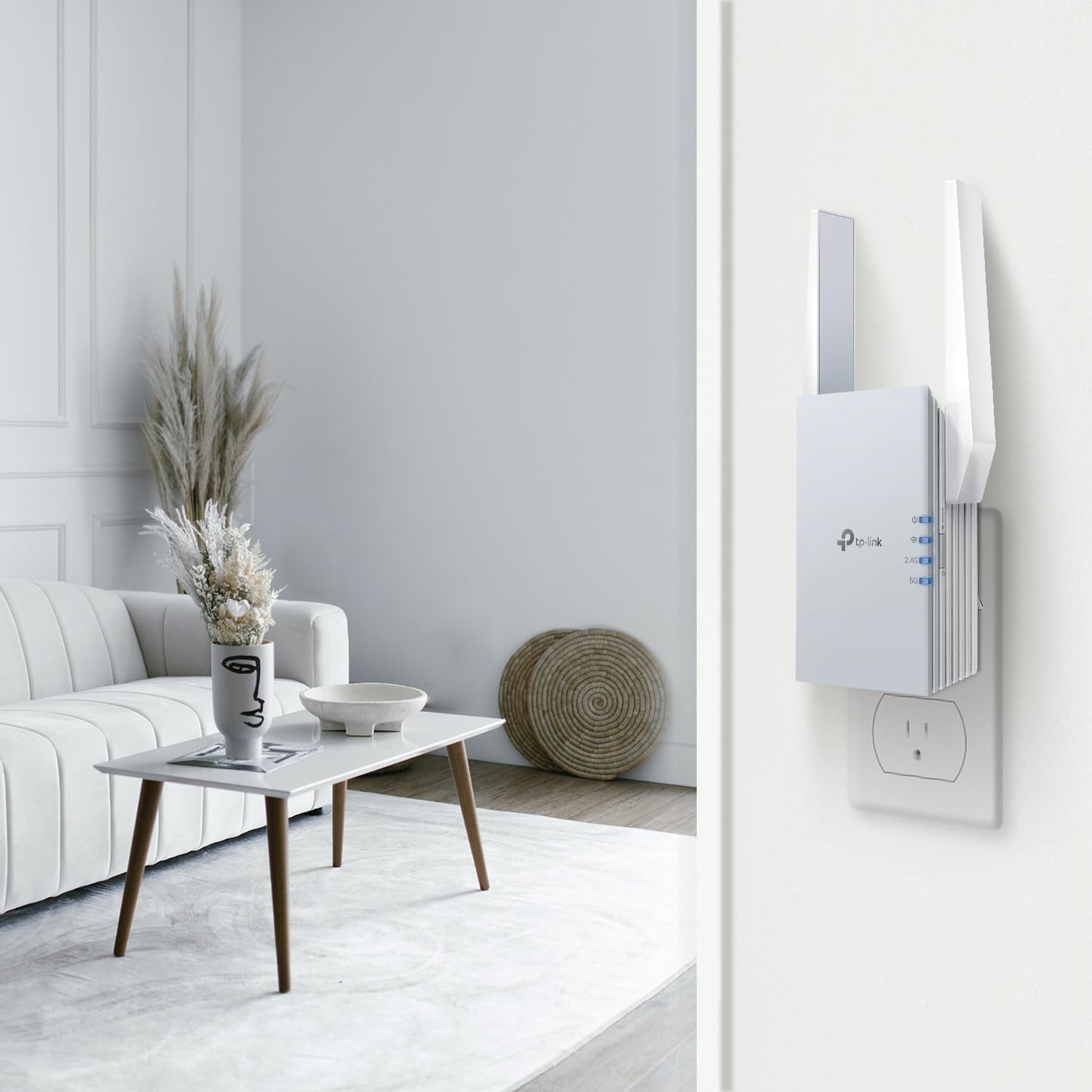 TP-Link AC1200 WiFi Extender, 2023 Engadget Best Budget Pick, 1.2Gbps Signal Booster for Home, Dual Band 5GHz/2.4GHz, Covers Up to 1500 Sq.ft and 30 Devices,Support Onemesh, One Ethernet Port (RE315)