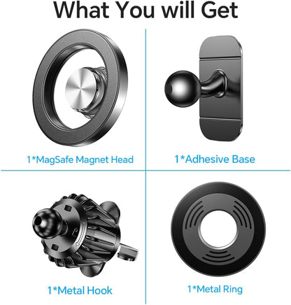 Kaistyle for Magsafe Car Mount【20 Strong Magnets】Magnetic Phone Holder for Car Phone Holder Mount Dash Mounted Holders Cell Phone Holders for Your Car Accessories for Women Men for iPhone 17 16 15 14