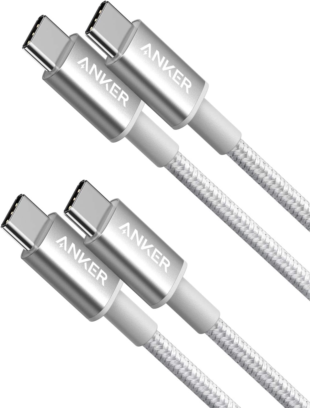Anker USB C to USB C Cable, Type-C 60W Fast Charging Cable (6 FT, 2Pack) for iPhone 17 Series, iPad mini 6 and More (Black)