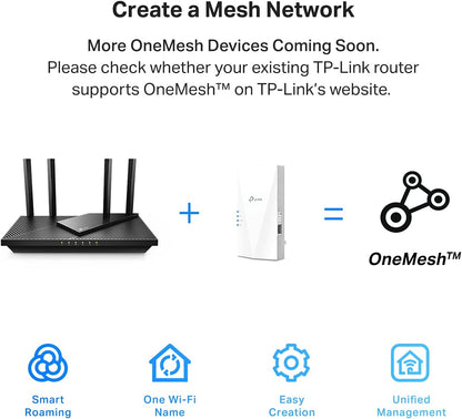 TP-Link AC1200 WiFi Extender, 2023 Engadget Best Budget Pick, 1.2Gbps Signal Booster for Home, Dual Band 5GHz/2.4GHz, Covers Up to 1500 Sq.ft and 30 Devices,Support Onemesh, One Ethernet Port (RE315)