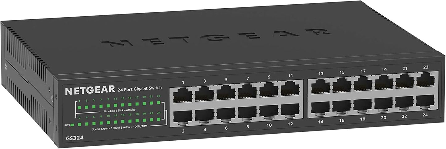 NETGEAR 5-Port Gigabit Ethernet Unmanaged Essentials Switch (GS305) - Home Network Hub, Office Ethernet Splitter, Plug-and-Play, Silent Operation, Desktop or Wall Mount