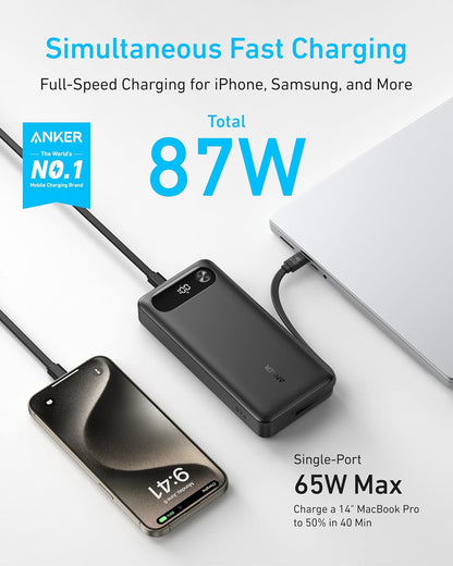 Anker Power Bank 20,000mAh (Built in USB-C)